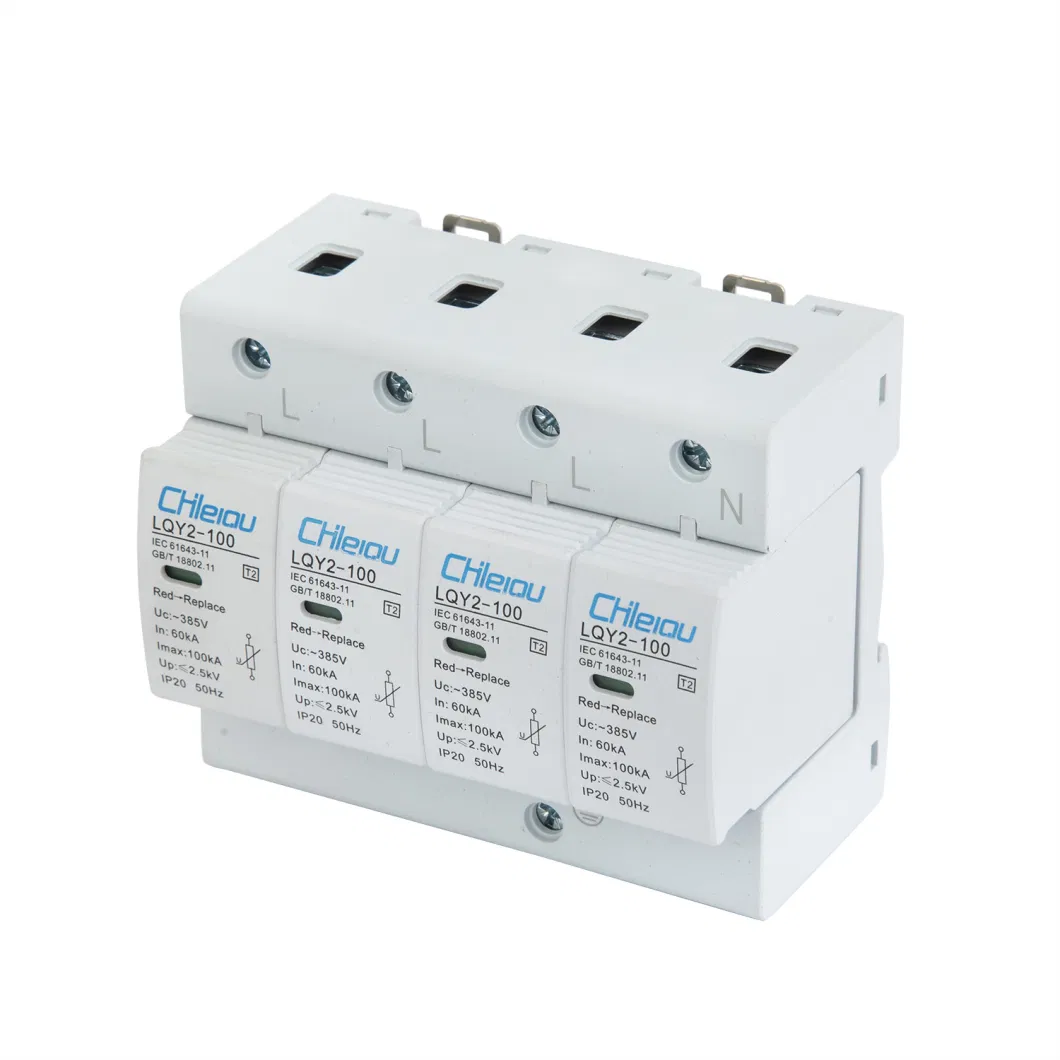 Surge Protection Device, Type 2 Lqy2-100/1p/2p/3p/4p/