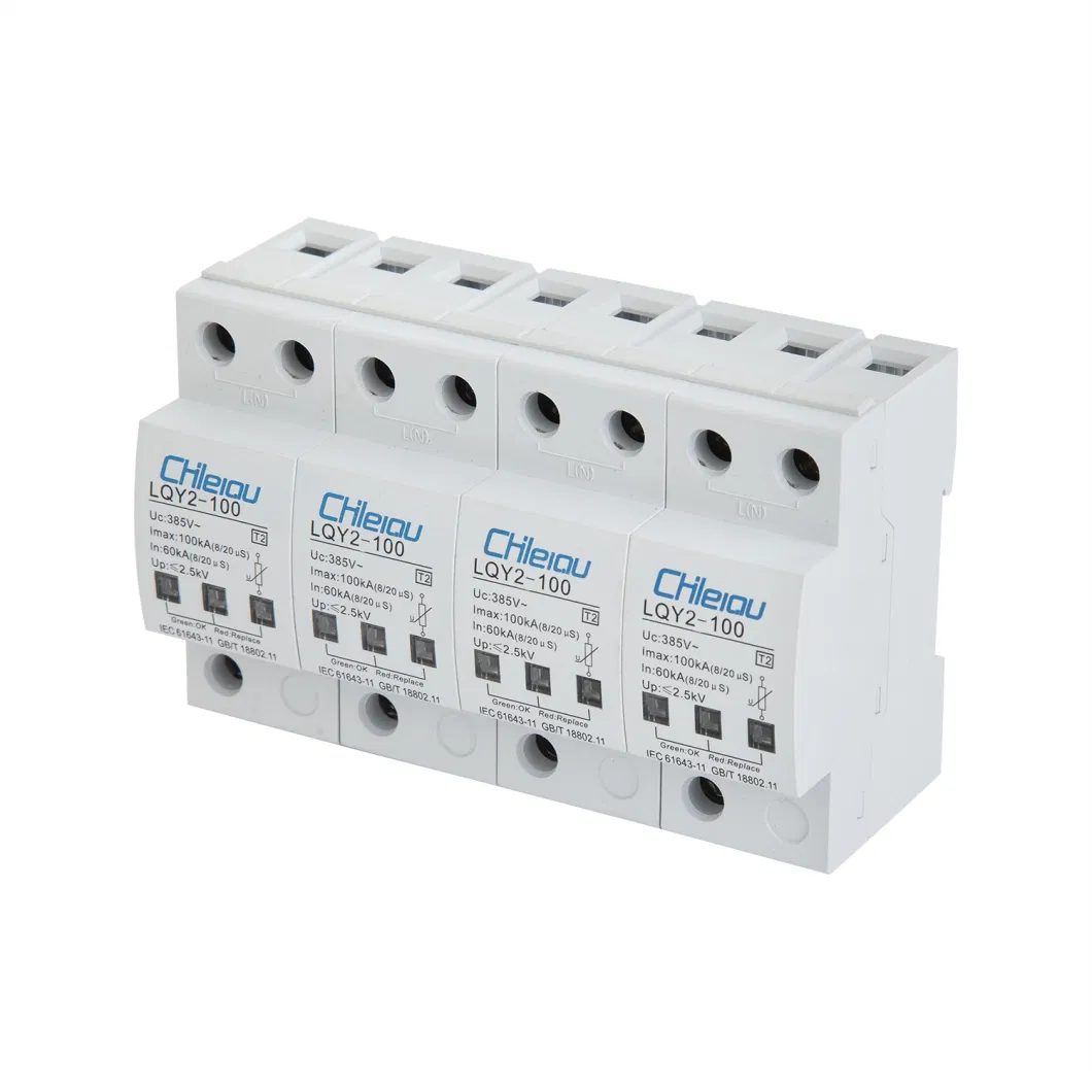 Surge Protection Device, Type 2 Lqy2-100/1p/2p/3p/4p/